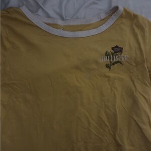 yellow hollister shirt